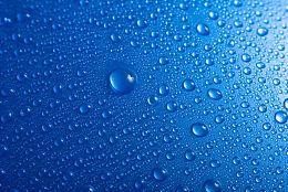 蓝色水珠背景高清