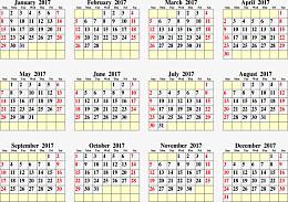 2017年历