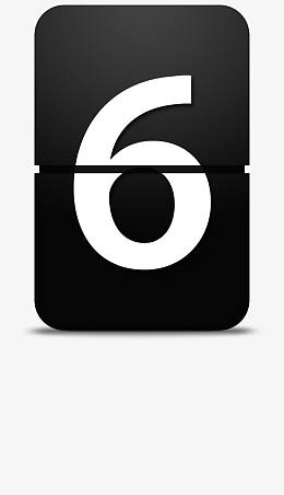 翻牌数字6