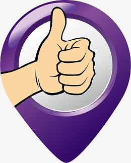 大拇指标签设计矢量素材