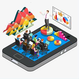 金融分析师矢量图