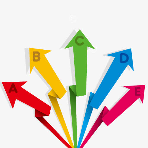 ppt箭头元素素材免费下载_觅元素