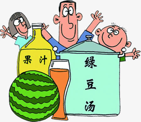 卖果汁的人卡通医院