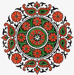民族风花纹小碎花图案元素