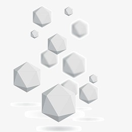 多面体背景ppt矢量素材