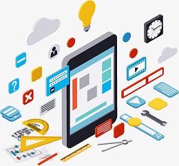 互联网电子商务金融矢量素材