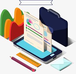 互联网电子商务金融矢量素材