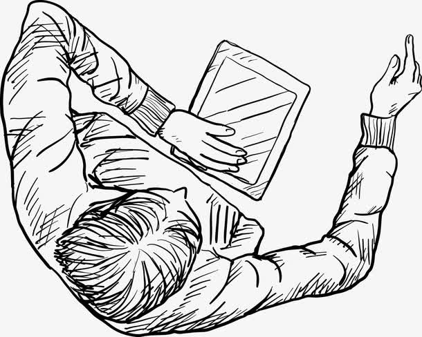 商务团队俯视图矢量素材