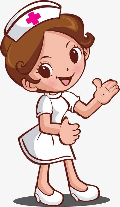 护士为病人抽血矢量psdpng医疗卡通医护人员照顾老人手绘图png拿着