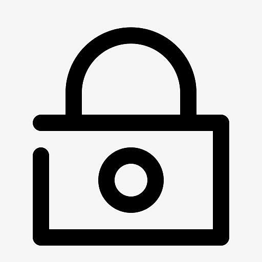 锁锁定日志登录挂锁密码私人保护