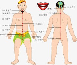 养生穴位图