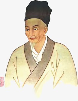 黑色男子古人画像医院
