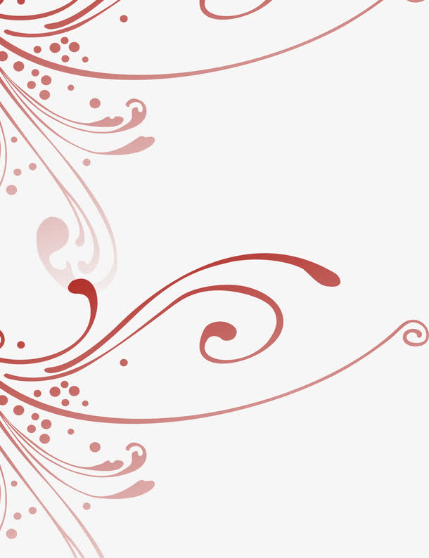 红色个性唯美线条