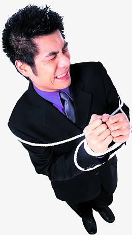 束缚人物压力释放