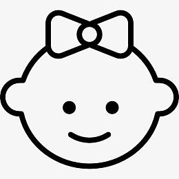 小女孩图标