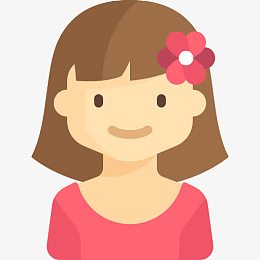 女孩图标