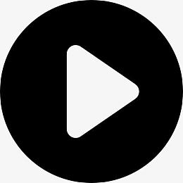 电影播放器的播放按钮图标