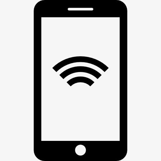 智能手机和无线互联网图标