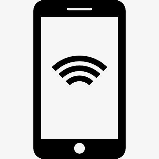 智能手机和无线互联网图标