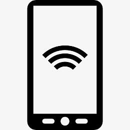 平板WiFi信号在屏幕上图标