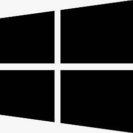 Windows徽标的轮廓图标
