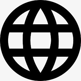 地球电网的语言选择按钮图标