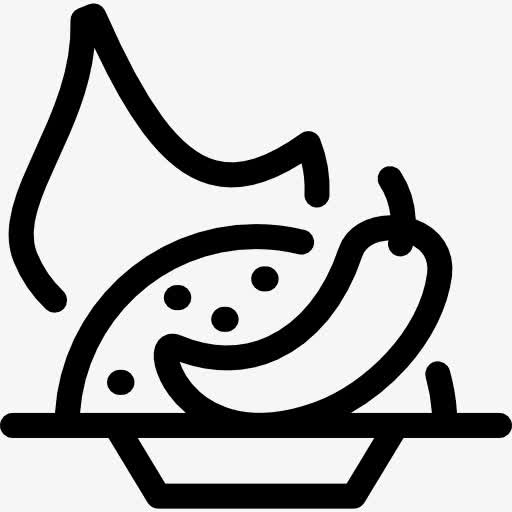 辛辣的食物图标