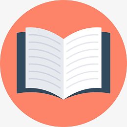 打开书图标