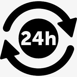 24小时图标
