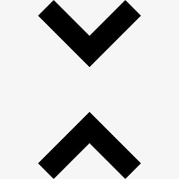 显示较少的折叠按钮图标