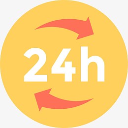 24小时图标