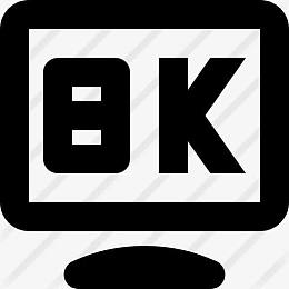 8k 图标