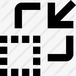 收缩图标