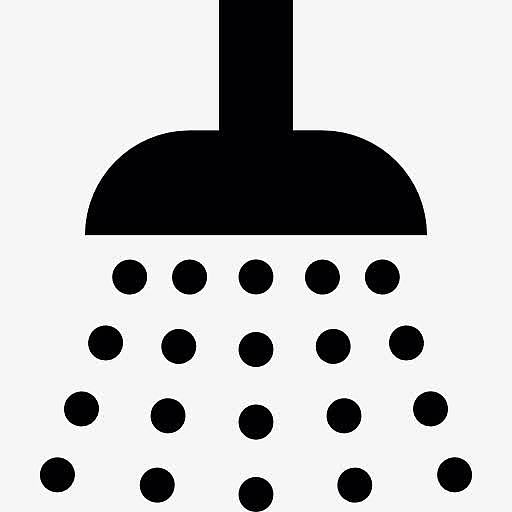 淋浴的水滴图标