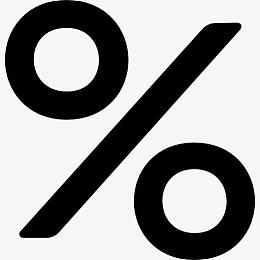 折扣百分比图标