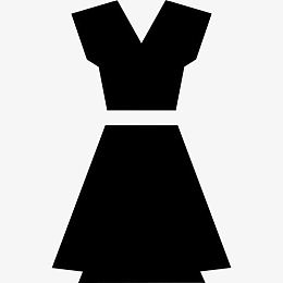 女的黑衣服图标