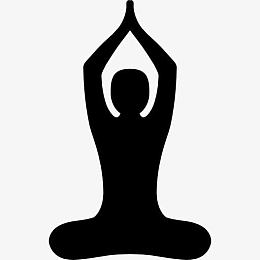 佛教瑜伽姿势图标