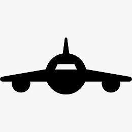 飞机正面图标