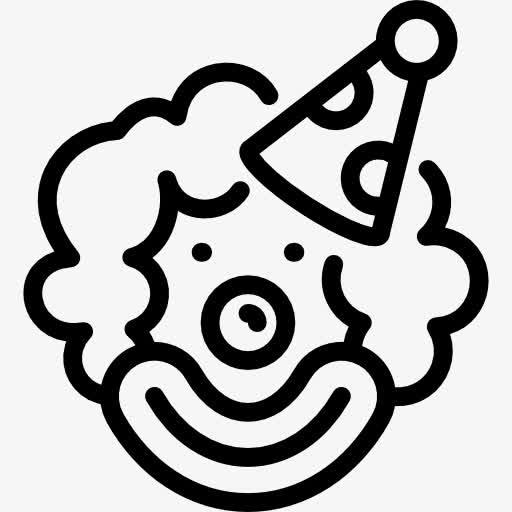 小丑的帽子图标