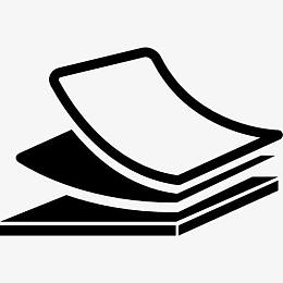 文具堆叠论文图标