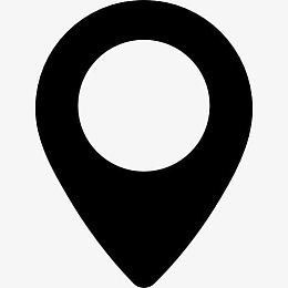 占位符填充工具形状的地图图标