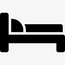 医院的病床上图标