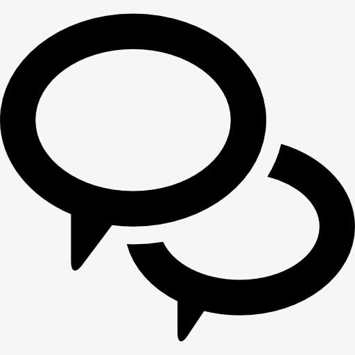 一轮对话符号图标