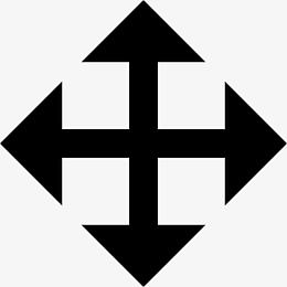 矢量十字路口pngpng城市路口色彩风格pngpng金属风格东南西北四岔路