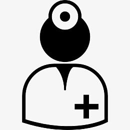 外科医生穿制服图标