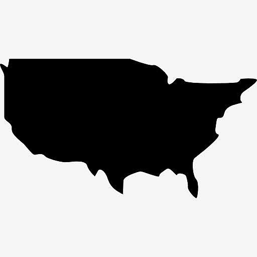 美国地图图标