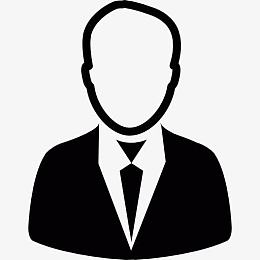 商人与领带图标