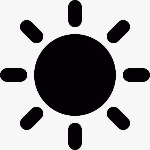 明媚的阳光图标