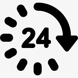 24小时图标