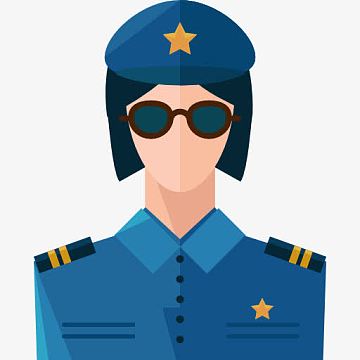警察头像素材-警察头像图片元素-觅元素